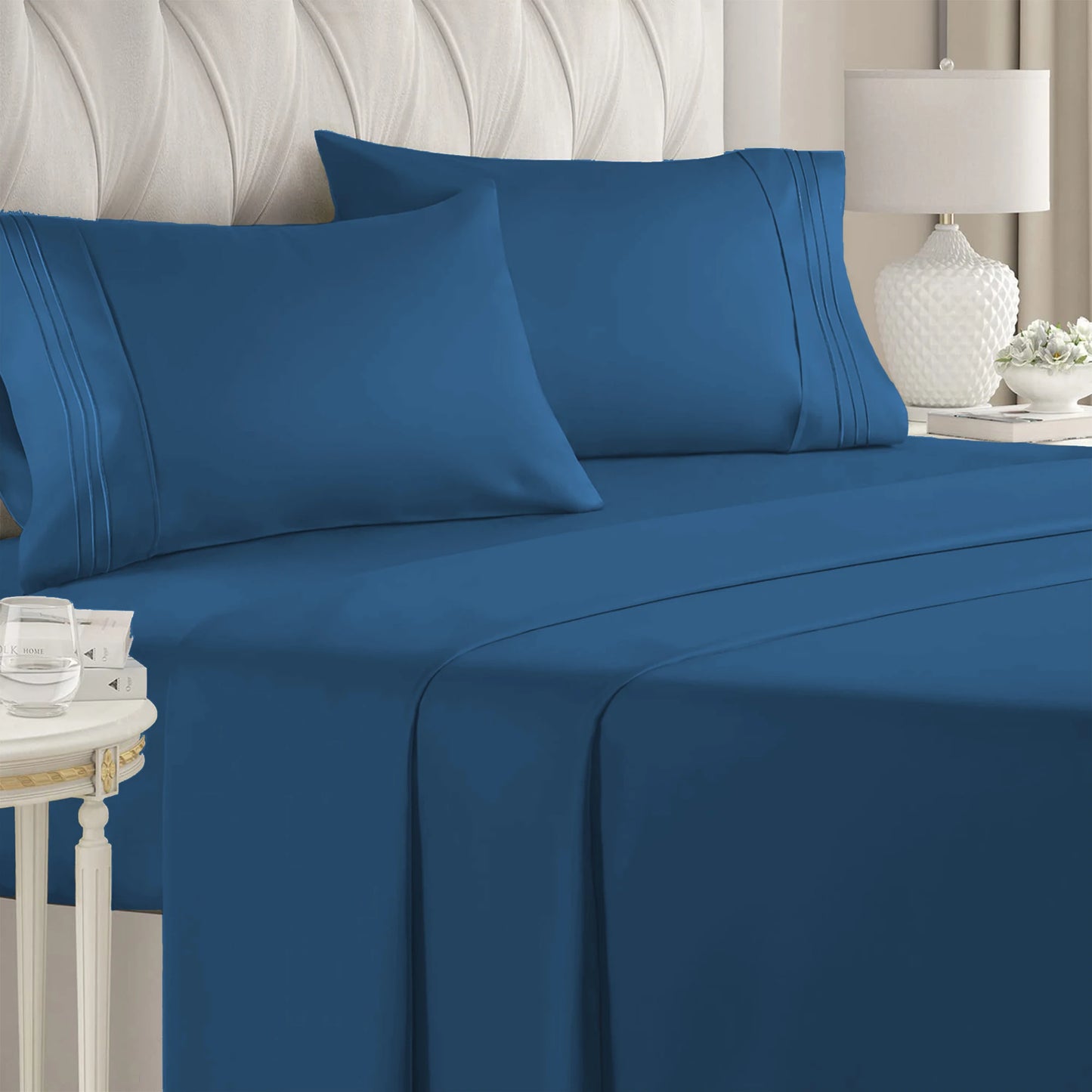 Battilo 4-Piece Luxury Microfiber Bed Sheet Set | All Sizes