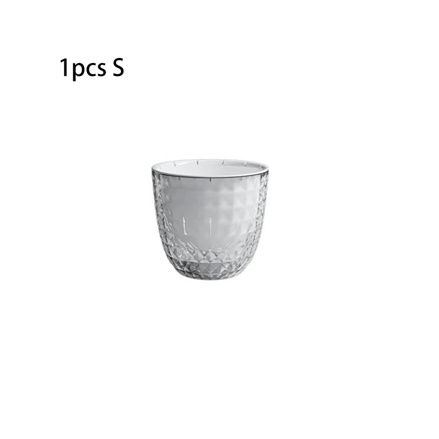 Self-Watering Plant Pots with Reservoir – Double Layer Clear Planter for African Violets & Indoor Plants