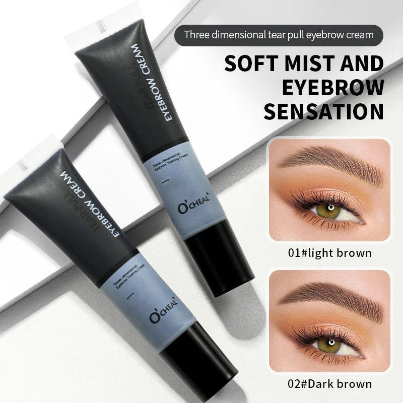 Tear-Off Eyebrow Dye Cream – Waterproof & Natural Look