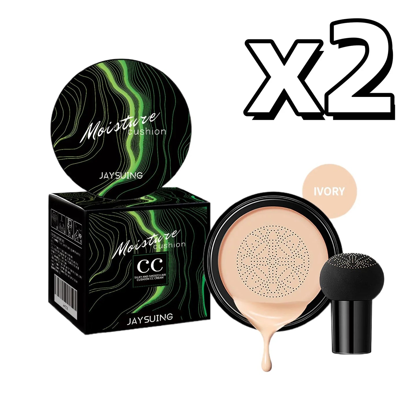 Jaysuing Mushroom Head Air Cushion Concealer – Full Coverage