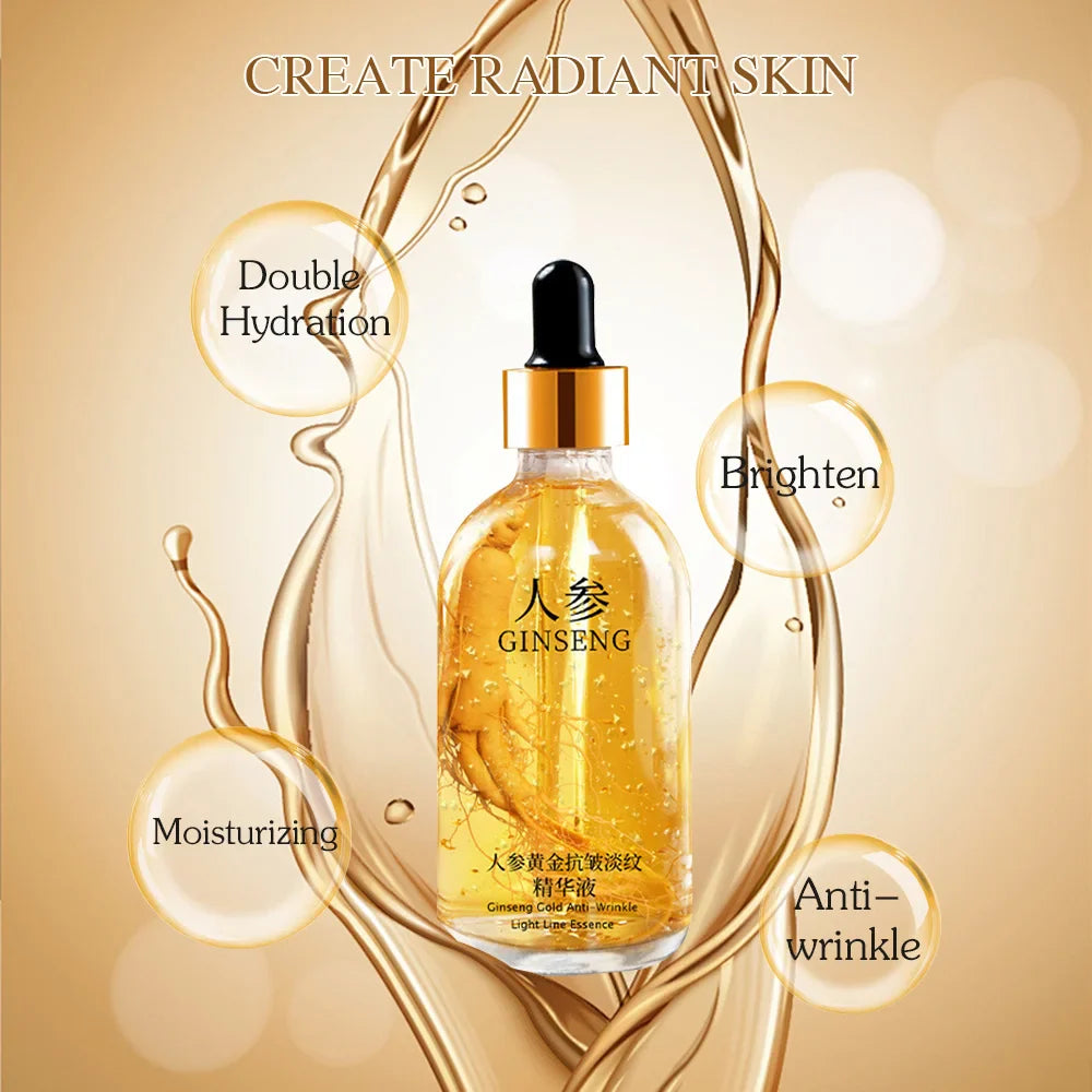 24K Gold Hyaluronic Acid Face Serum 100ml – Collagen & Niacinamide