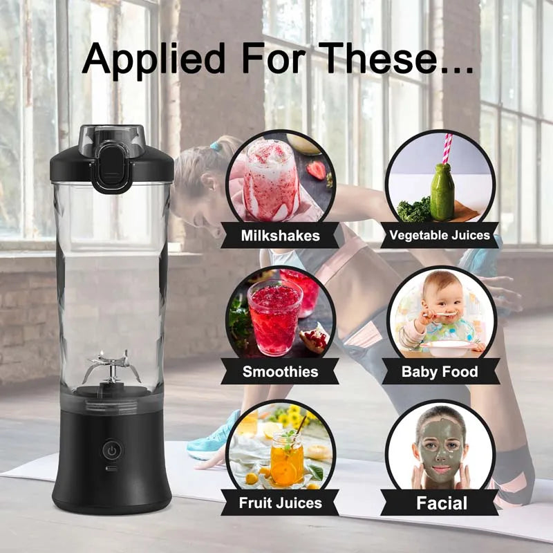Presenting All-in-One Companion Portable Blender Juices Blends and Powers Your Adventures Simplifying Every Day with Every Sip Peaceful Pleasures Health and Wellness