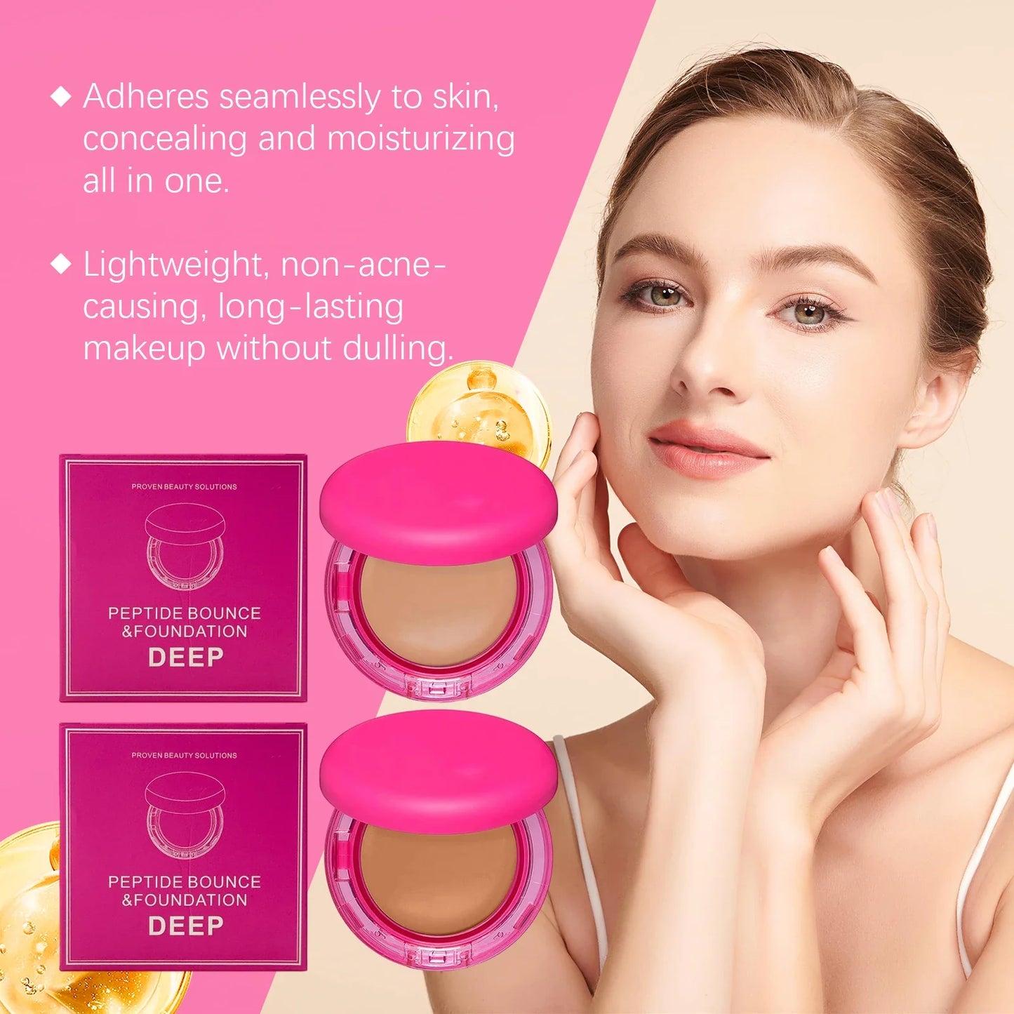Full Coverage Moisturizing Foundation Cream – Oil Control