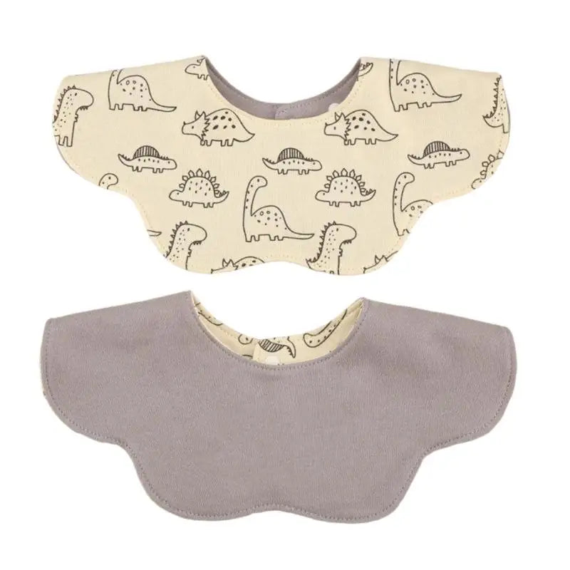 Double-Sided Cotton Baby Bib | 360° Toddler Burp Cloth