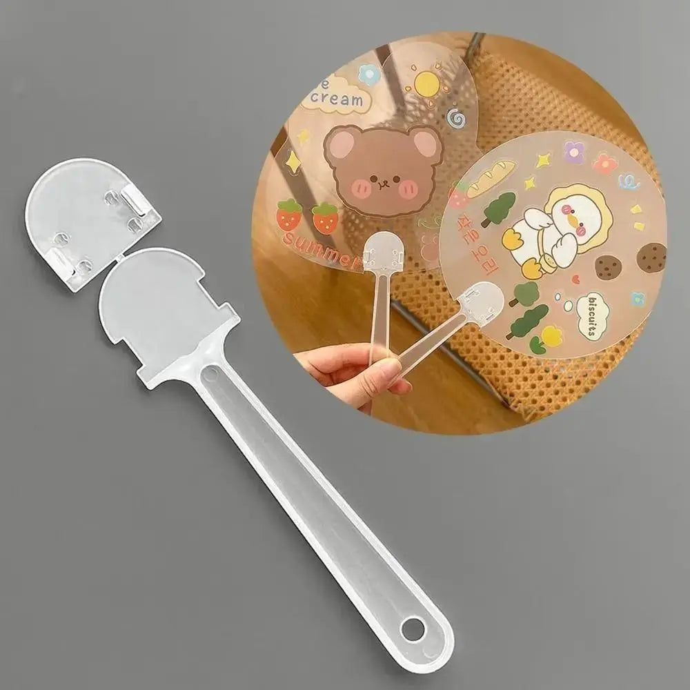 10-Pack Transparent Mini Fan Handles – DIY Replacement Parts