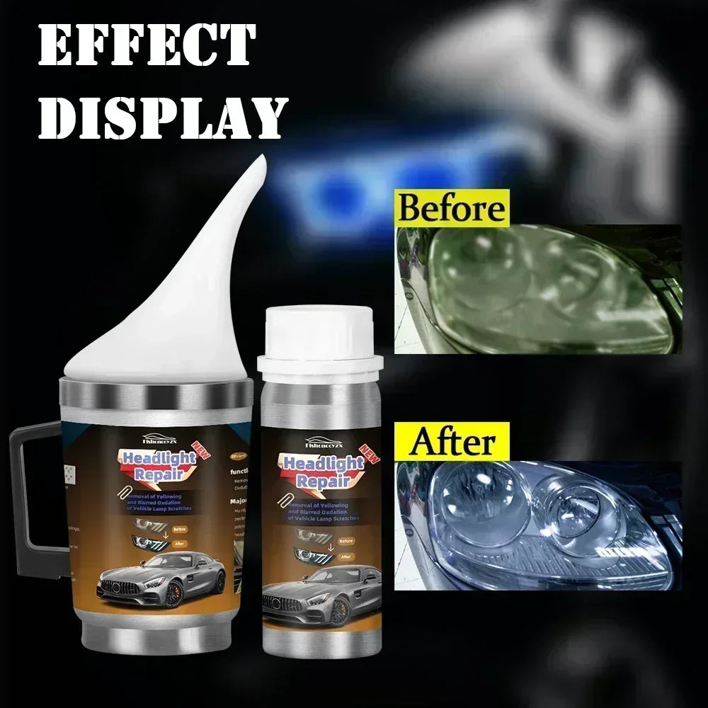 Car Headlight Renovation Kit Car Headlight Polishing Repair Headlight Restoration Kits Car Polishing Evaporator Liquid Peaceful Pleasures Health and Wellness