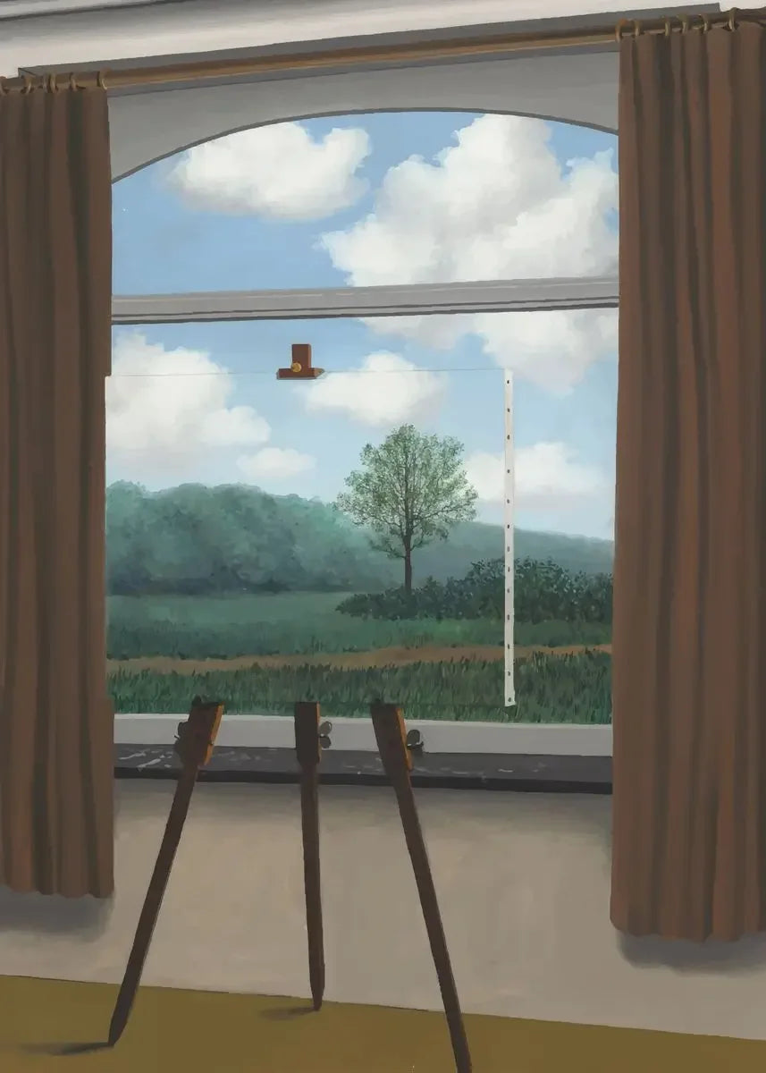 Rene Magritte Surrealist Canvas Wall Art Print | Unframed Poster