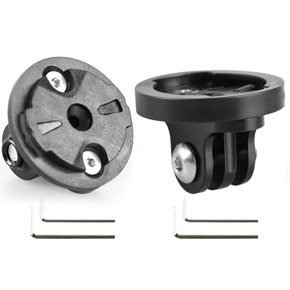 Aluminum Bike Camera & Light Mount Adapter – Garmin GoPro Peaceful Pleasures Health and Wellness