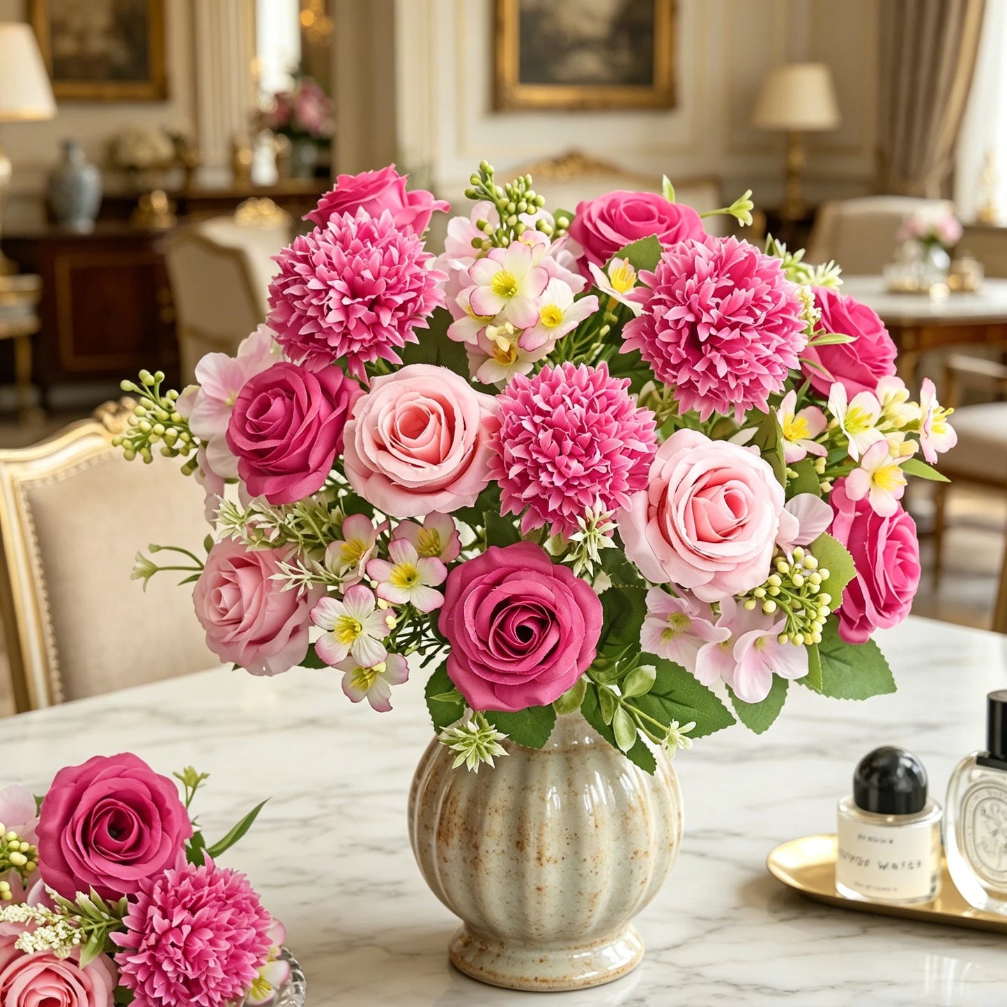 Artificial Silk Hydrangea Rose Bouquet | Wedding & Home Decor
