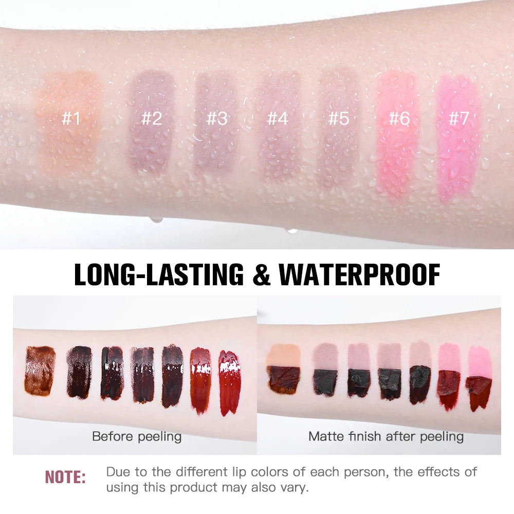 Peel Off Lip Liner & Lip Gloss Duo – Waterproof Matte Long Lasting Lip Liner & Gloss Peaceful Pleasures Health and Wellness