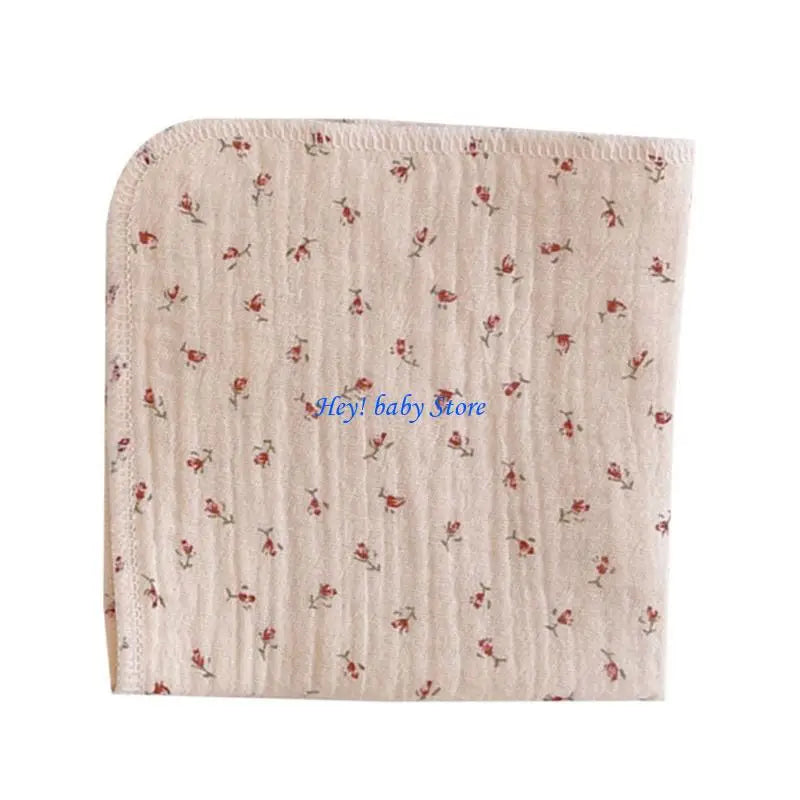 4-Layer Muslin Baby Burp Cloths | Soft Newborn Washcloths