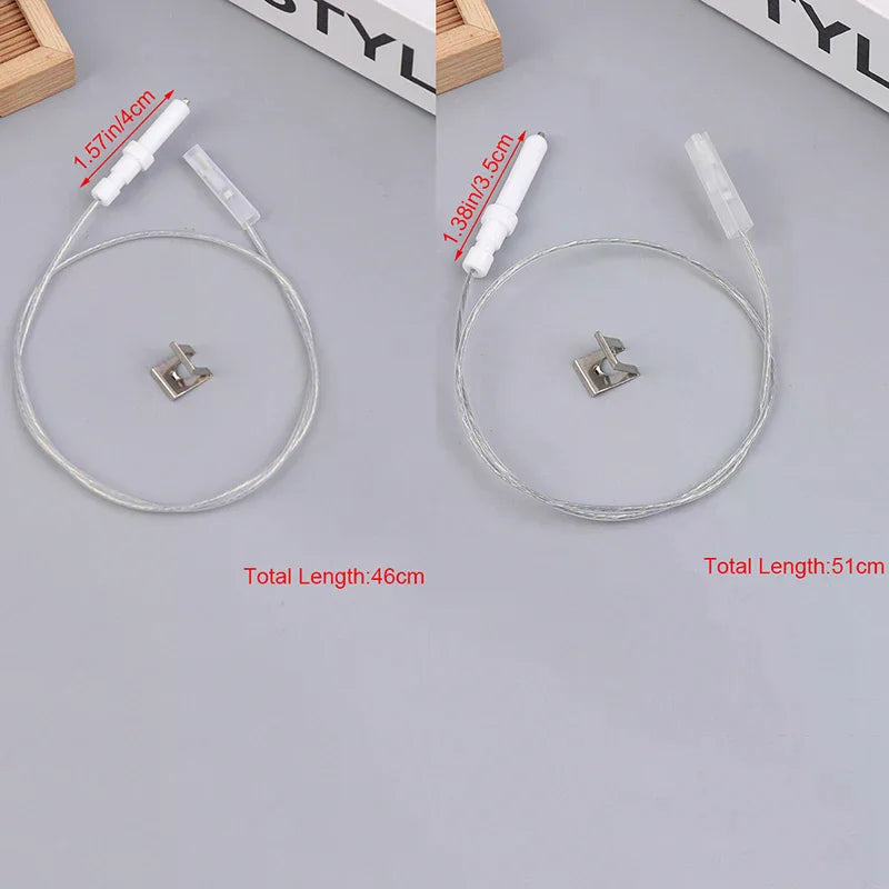 Gas Cooktop Igniter Electrode Spark Plug with Wire | 35mm 40mm