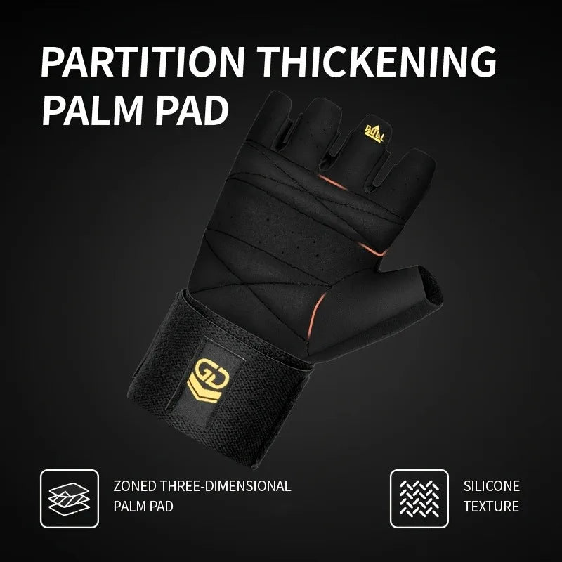Heavy-Duty Weight Lifting Gloves – Non-Slip Grip & Adjustable Fit