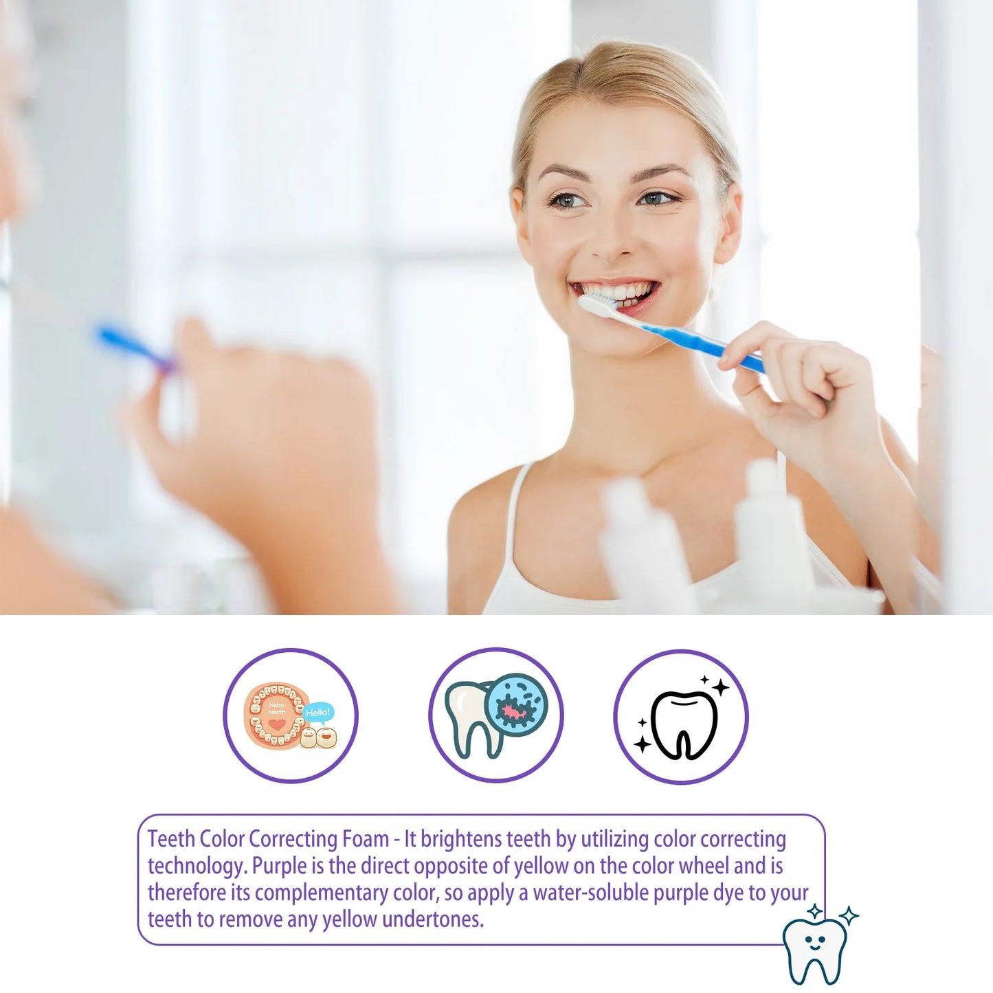 EELHOE Purple Whitening Toothpaste – Color Correcting 30ml