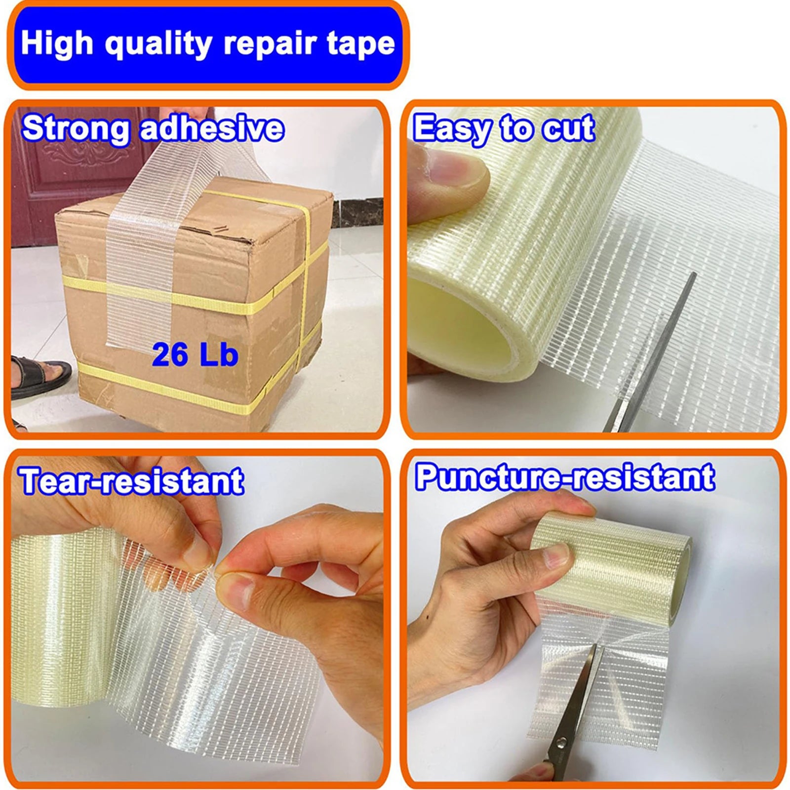 RV Awning Repair Tape Waterproof Sealing Patch For Tent Canopy Boat Cover Tarpaulin Heavy Duty Tape For Outdoor Camping Hiking Peaceful Pleasures Health and Wellness