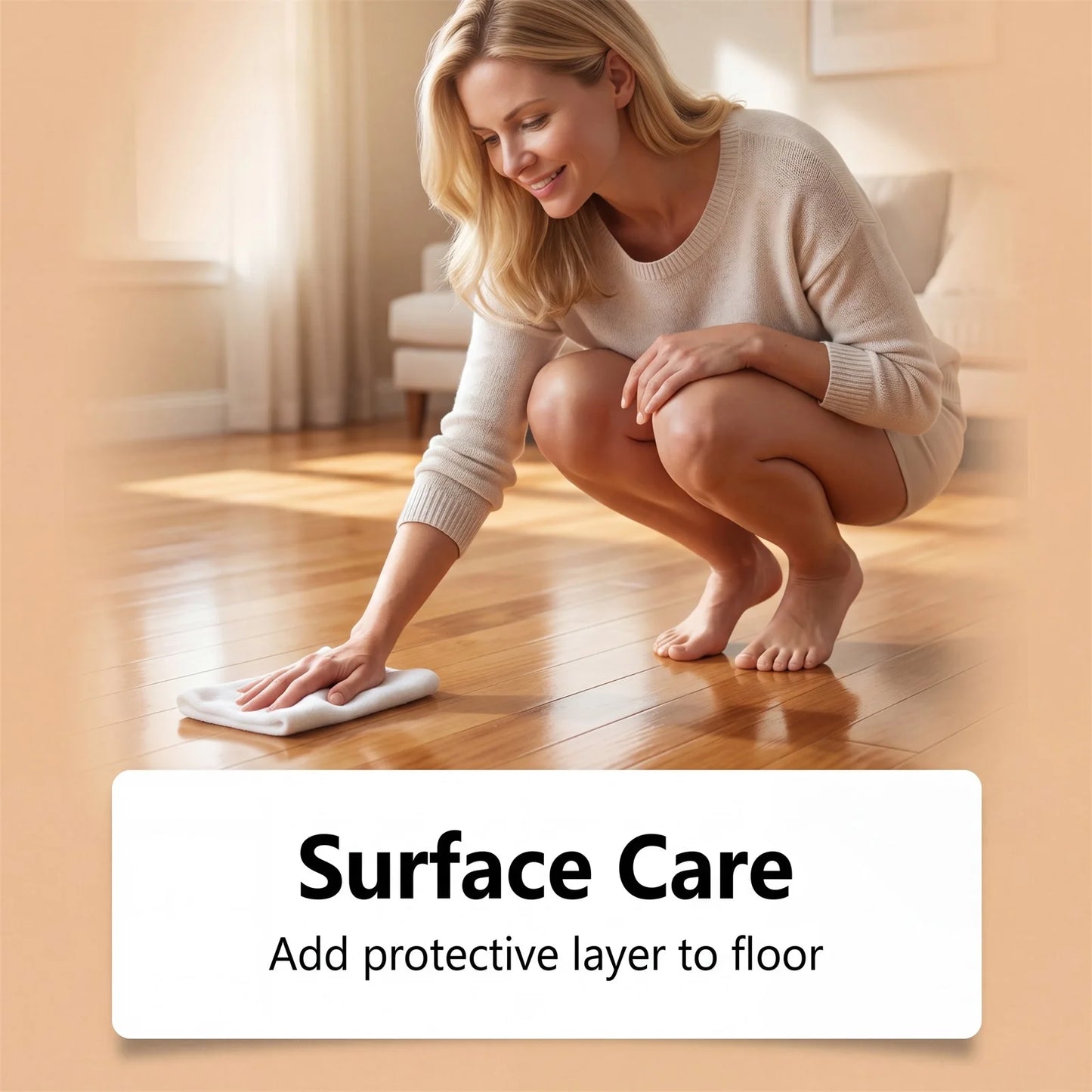 Jakehoe Wood Floor Polish Cleaner Spray – Non-Toxic 120ml