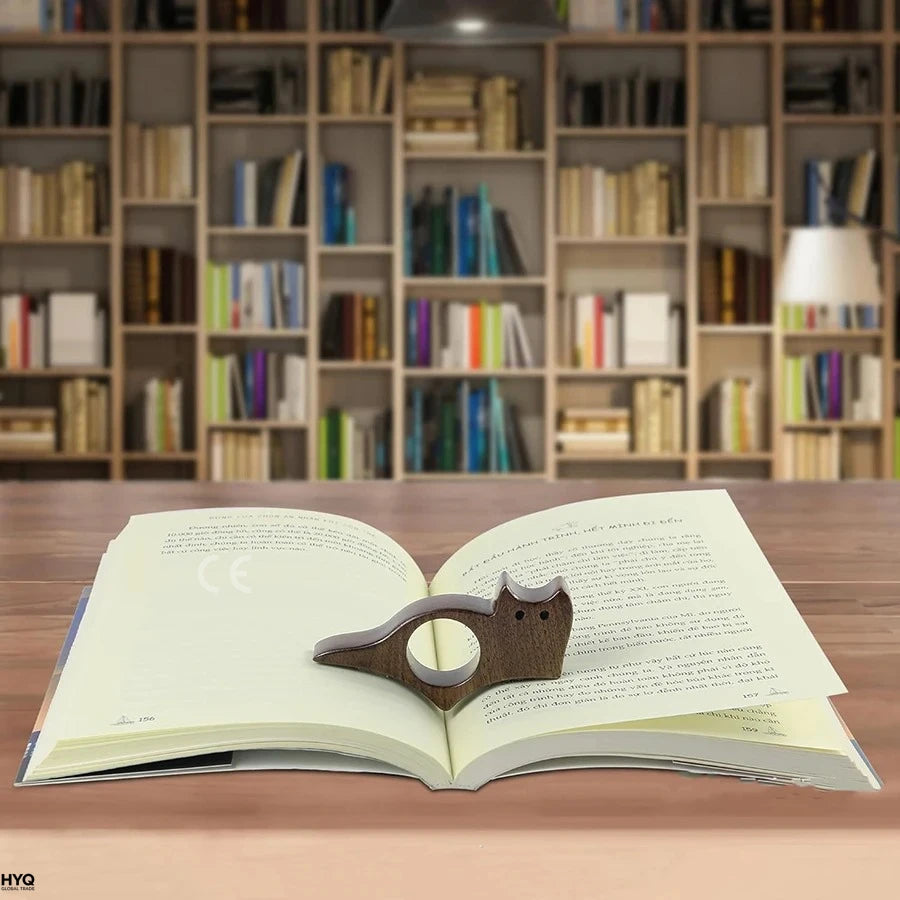 Wooden Cat & Dog Bookmark – Cute Pet Page Holder for Books Wooden Bookmark Peaceful Pleasures Health and Wellness