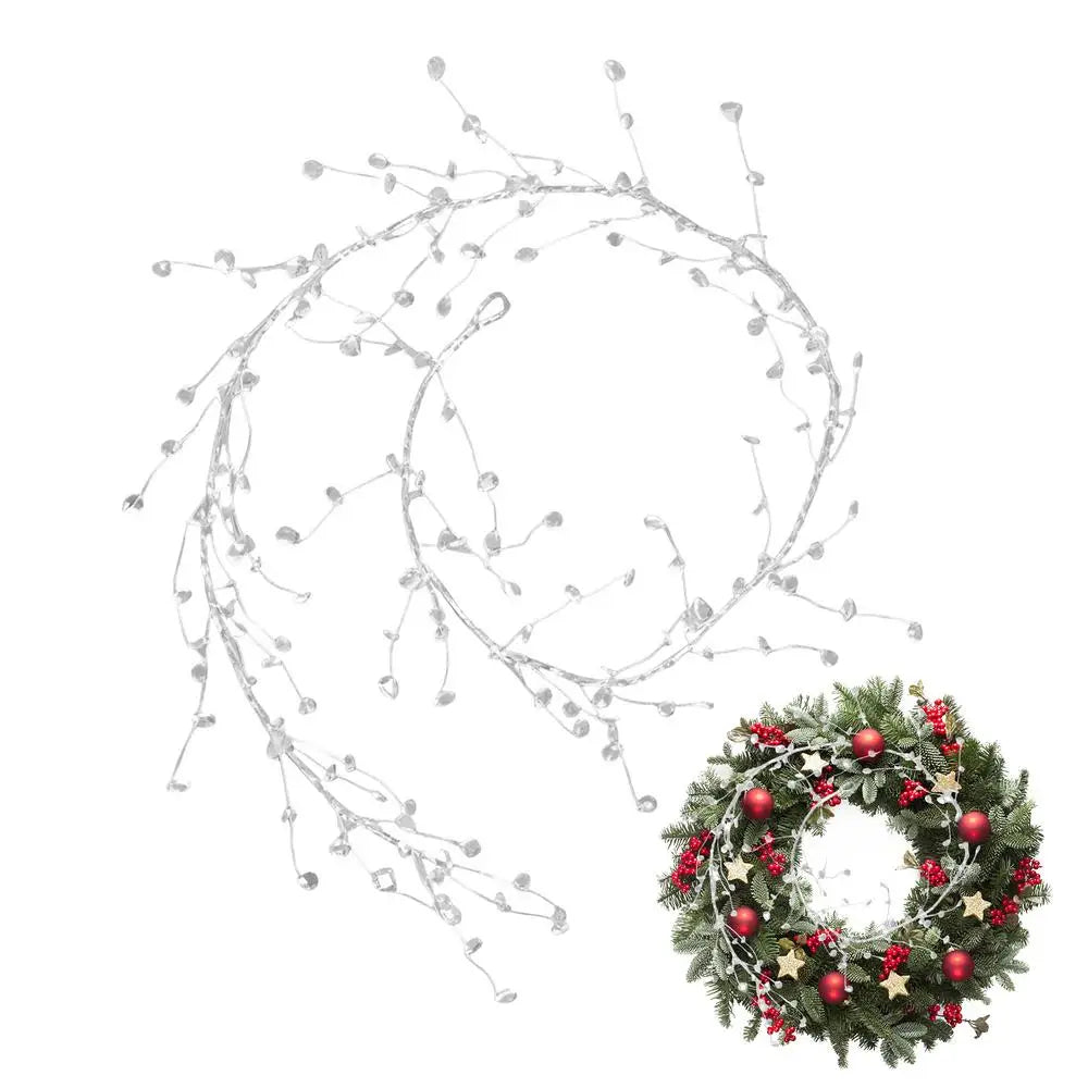 Crystal Bead Garland – Sparkling Pendant for Mantel & Porch