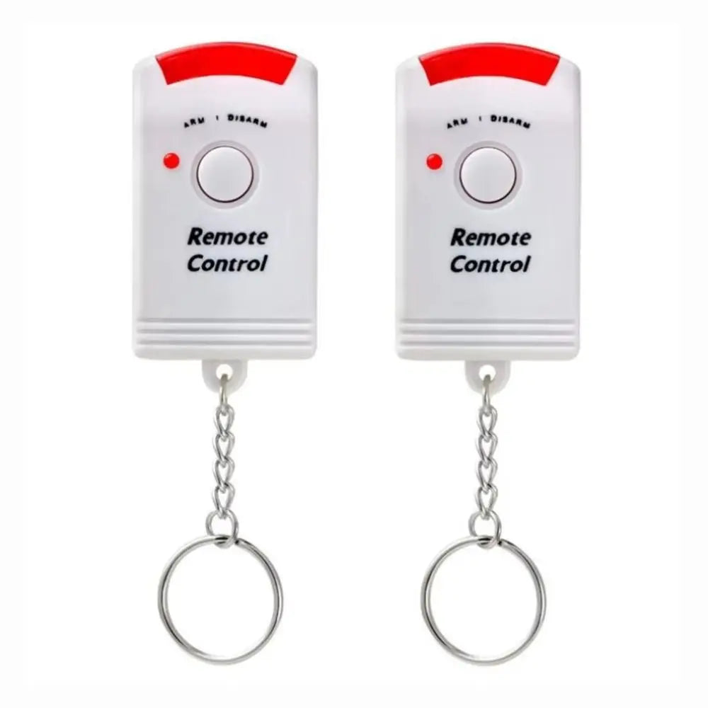 Wireless PIR Motion Sensor Wireless Motion Sensor Alarm 2 Remote Controls Power Adapter PIR Alarm System Alert System Peaceful Pleasures Health and Wellness