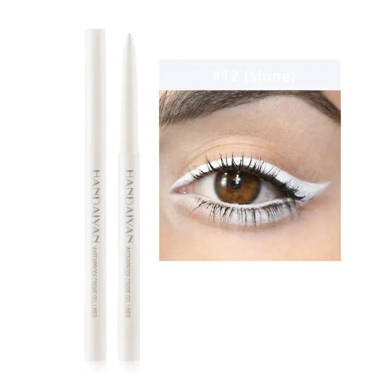 Handaiyan 20-Color Waterproof Matte Gel Eyeliner Pencil