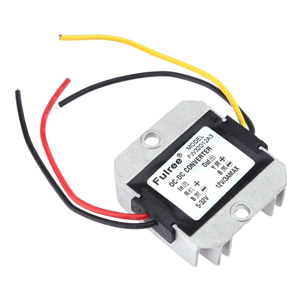 DC 5-32V to 12V Step Up/Down Voltage Regulator Module – 36W Power Converter Power Converter Peaceful Pleasures Health and Wellness