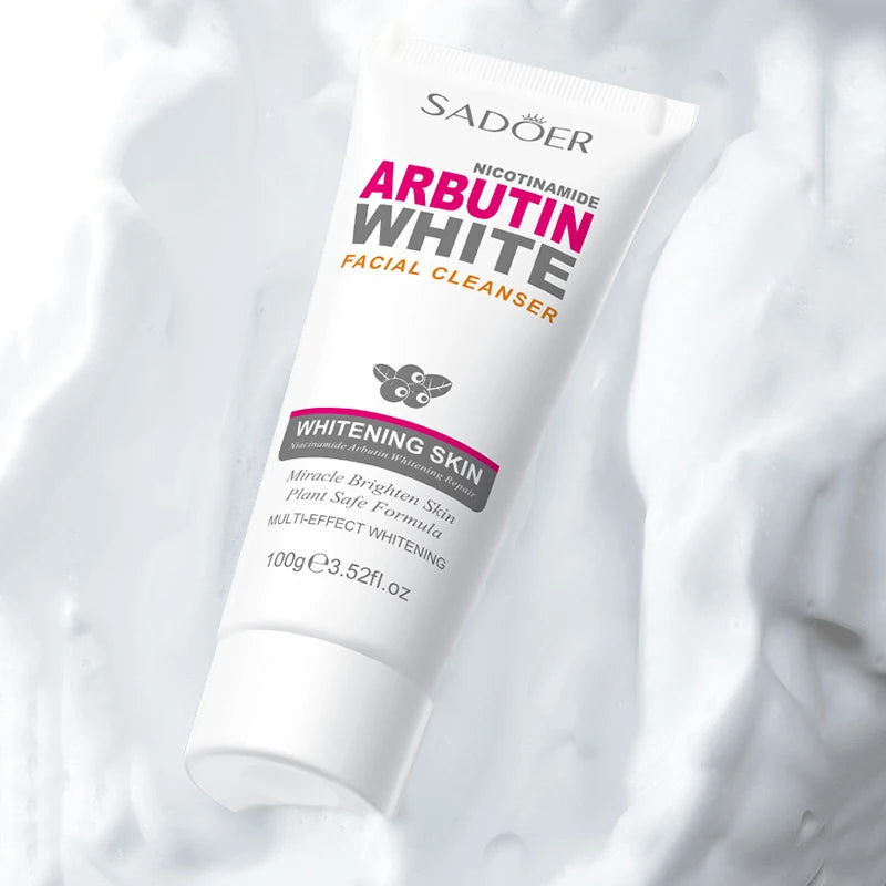 SADOER Niacinamide Arbutin Facial Cleanser | Oil Control Foam