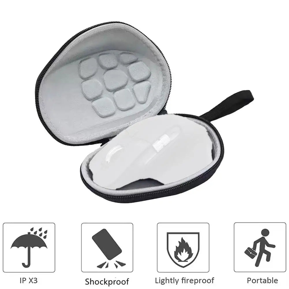 For Logitech MX Master 4/3S/3/2S Mouse Carrying Case, EVA Mouse Bag, Portable Hard Case Protective Case Peaceful Pleasures Health and Wellness