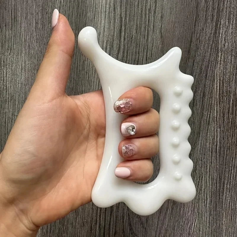 Body Shaping Massage Stick Facial Muscle Pulling Eye Acupoint Meridian Brush Stomach Pushing Scraper for Sculpture Peaceful Pleasures Health and Wellness
