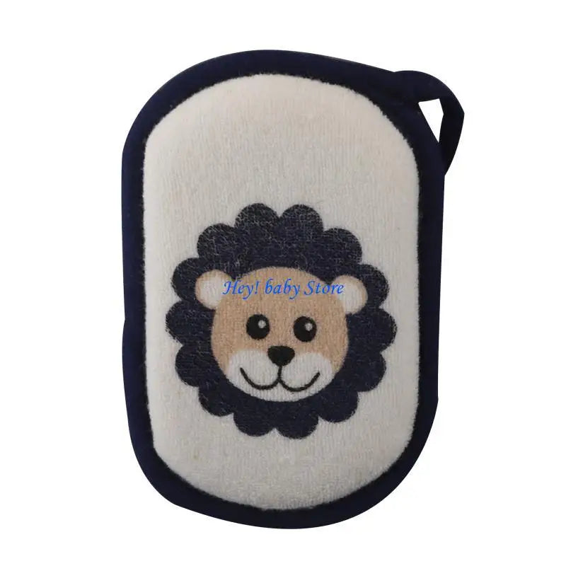 Animal Pattern Baby Bath Sponge – Soft, Safe & Ergonomic