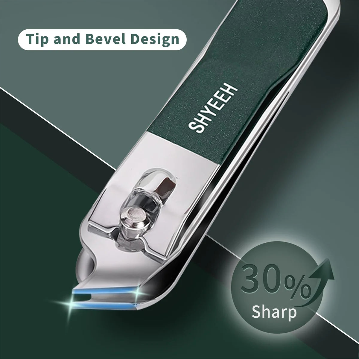 4 Pcs Manicure, Stainless Steel Nail Clippers, Beauty Tool Portable Set, Professional Grooming Kits, Travel Nail Kit Peaceful Pleasures Health and Wellness