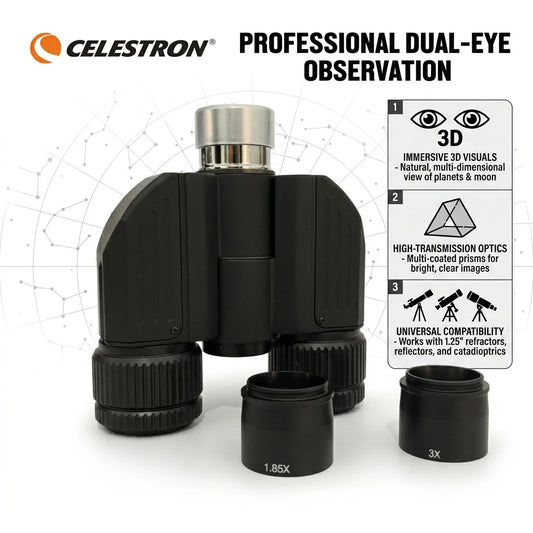 Celestron Astronomical Telescope Eyepiece Double Binocular Head Clear Binoculars Special Accessories Telescope Astronomical Peaceful Pleasures Health and Wellness