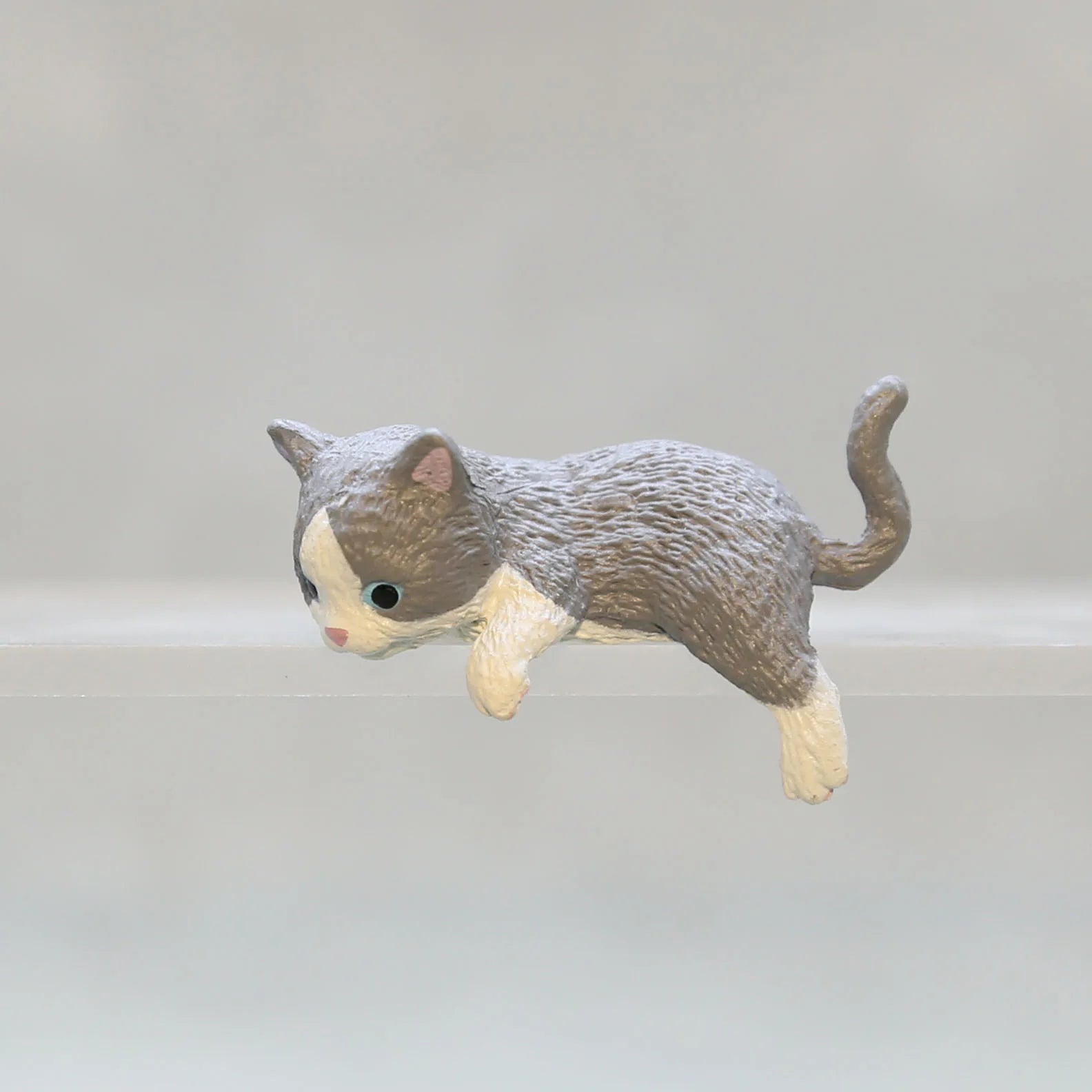 Cartoon Simulation Fish Tank Edge Hang Cat Aquarium Ornaments Figurine Miniature Landscape Home Decoration Cute Desktop Gifts Peaceful Pleasures Health and Wellness 3-1pcs