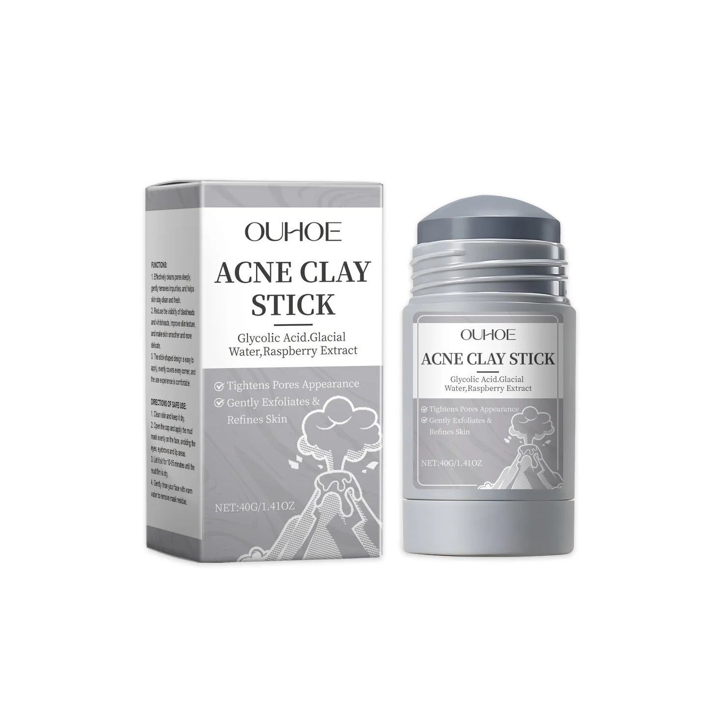 Pore Cleansing Clay Mud Mask – Exfoliating & Hydrating | 40g