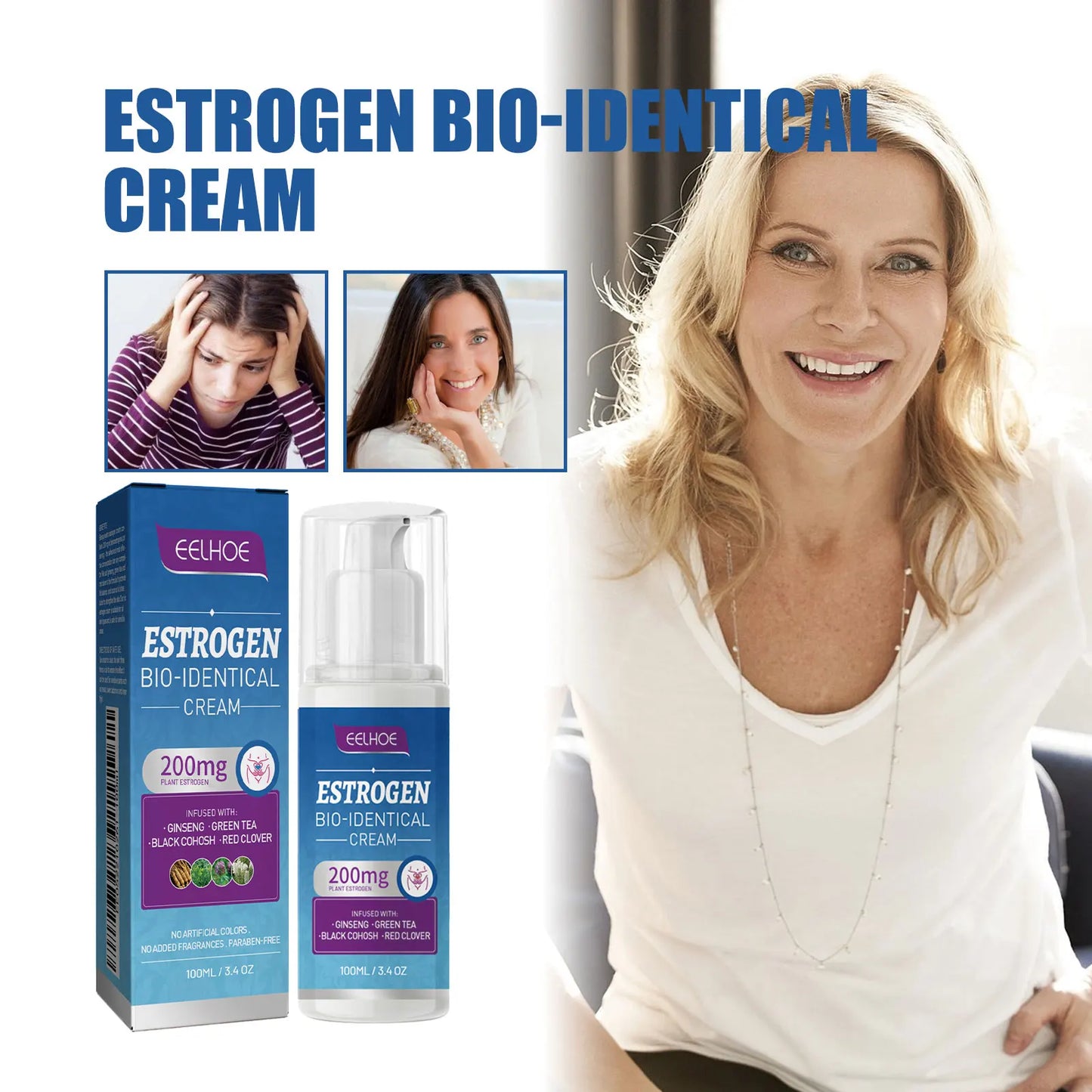 Estrogen Relief Cream for Women – Menopause Hormone Balance Peaceful Pleasures Health and Wellness