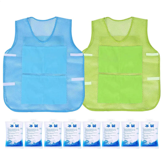Summer Cooling Vest with Ice Packs | Unisex Outdoor Workwear Cooling Vest Peaceful Pleasures Health and Wellness
