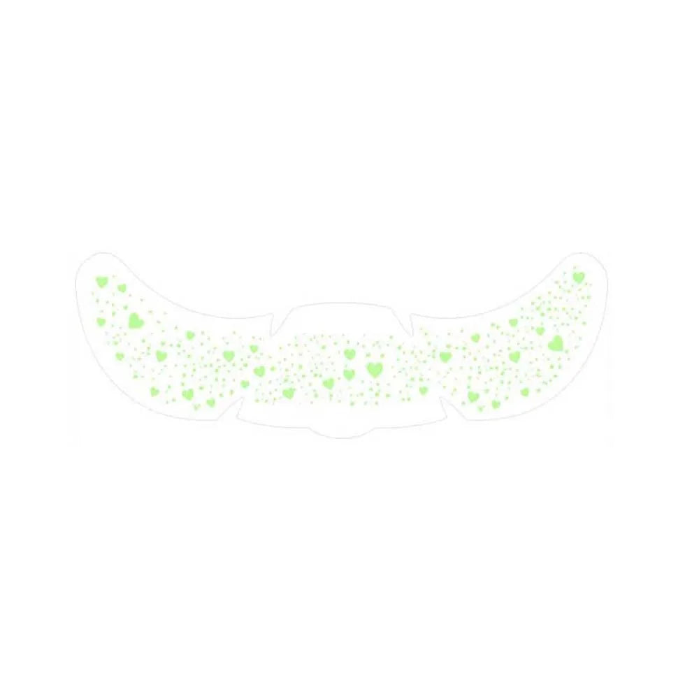 Luminous Temporary Face Tattoo Stickers – Stars & Hearts