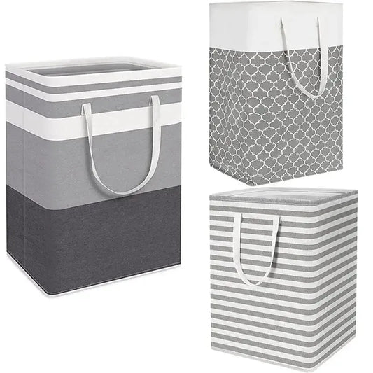 1-piece laundry basket large foldable laundry basket, independent waterproof clothing basket storage basket with easy to carry e Peaceful Pleasures Health and Wellness