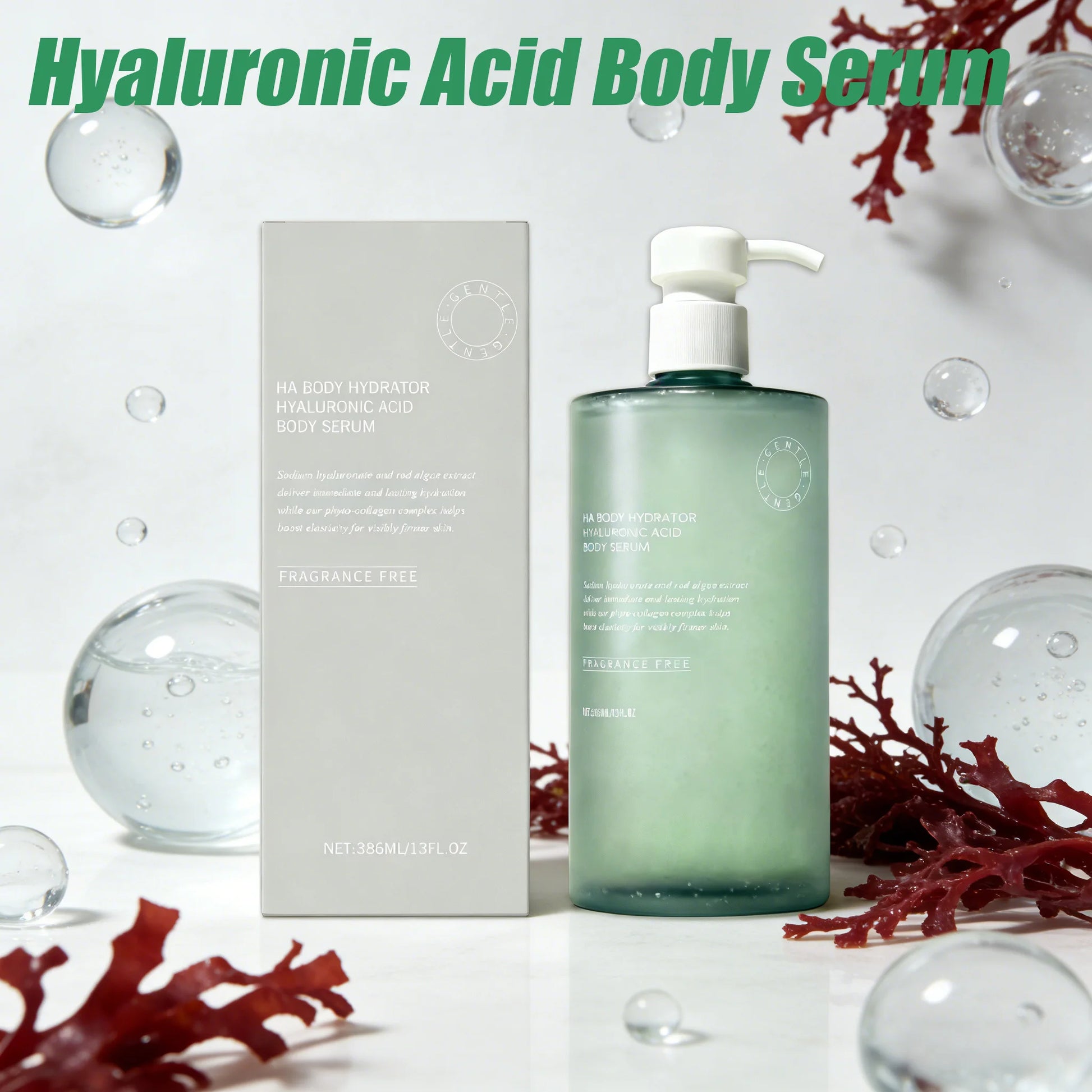 Hyaluronic Acid Body Serum – Deep Hydration 386ml Peaceful Pleasures Health and Wellness