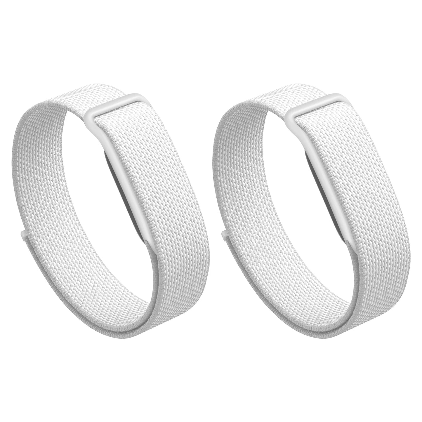 Woven Nylon Band for Fitbit Air Strap Breathable Braided Watch Strap Plastic/Metal Buckle Sport Wristband Replacement Strap Peaceful Pleasures Health and Wellness 2pcs white