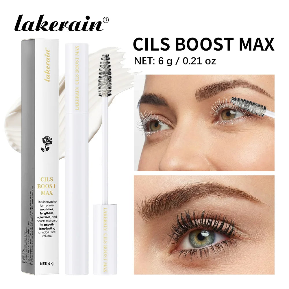 2 In 1 Mascara Eyelash Care Film Enhance Curl Slimness Thickening Nourish Brightening Eyelashes Long-lasting Smudge-free Volume Peaceful Pleasures Health and Wellness Cils Boost Max