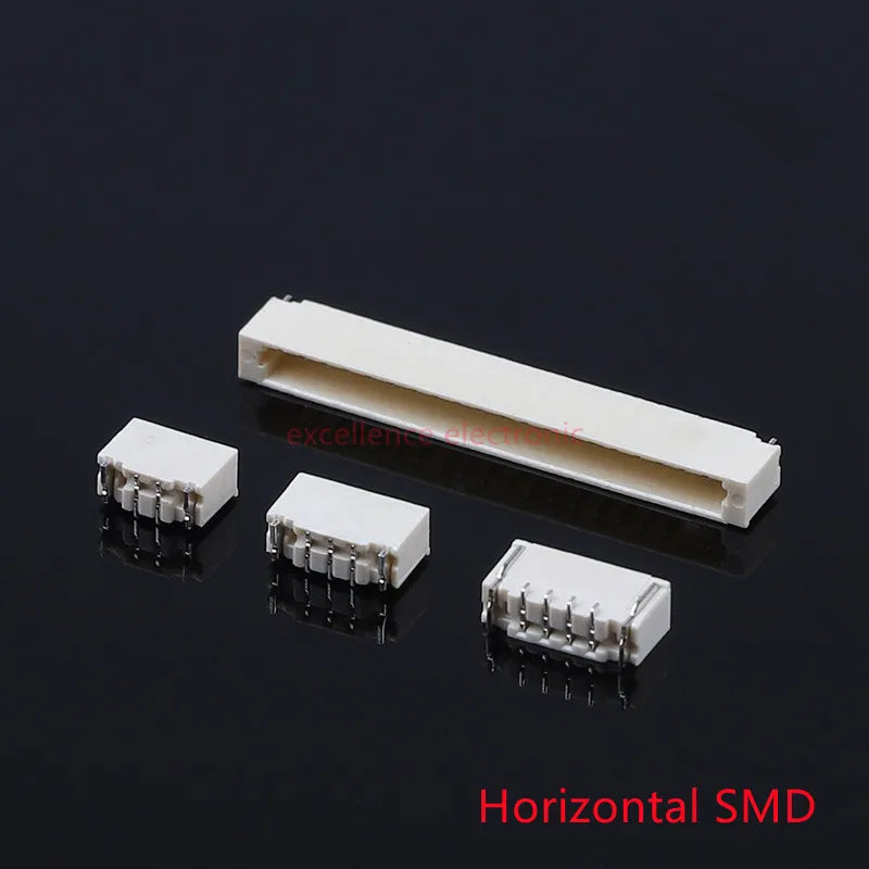 10PCS 0.8mm Pitch Connector SMD Horizontal / Vertical Type Socket 2P 3P 4P 5P 6P 7P 8P Replacement of JST IDC Receptacle Peaceful Pleasures Health and Wellness Horizontal SMD 3P Male