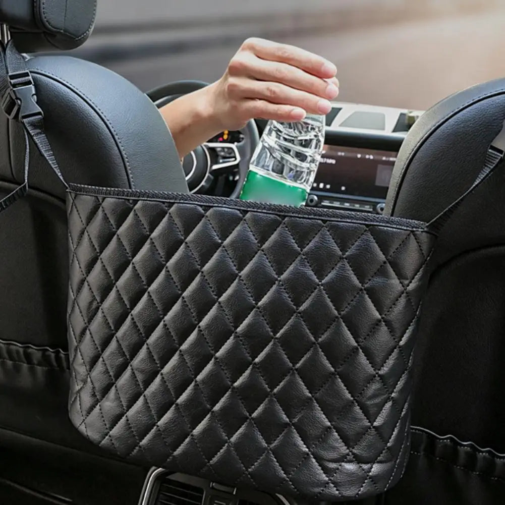 PU Leather Car Seat Gap Organizer – Between Seat Storage Bag