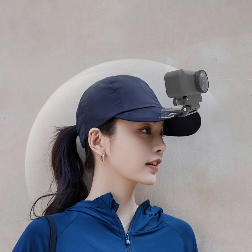Camera Mount For DJI OSMO NANO Camera Hat Clip First-Person View Mount Unlock First-Person Photography For Multi-Angle Shooting Peaceful Pleasures Health and Wellness