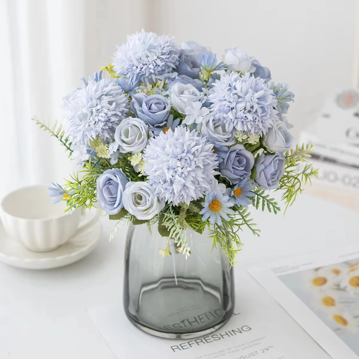 Artificial Silk Roses & Chrysanthemums – Wedding & Home Décor