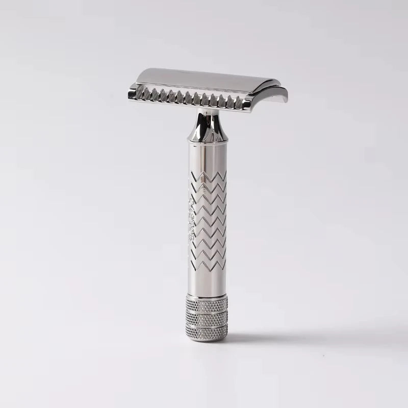 Yaqi CASTOR Stainless Steel Safety Razor 0.45mm Blade Gap 79MM Length And 13MM Dameter Handle For The Ideal Choice Shaving Peaceful Pleasures Health and Wellness RAASS2583