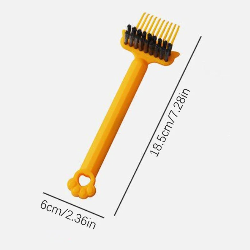 2-in-1 Hairbrush Cleaner Rake Tool – Comb & Brush Cleaning
