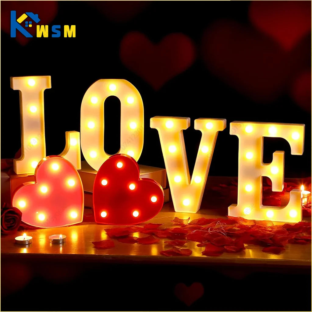 LOVE LED Sign Light – Romantic Décor for Weddings & Events