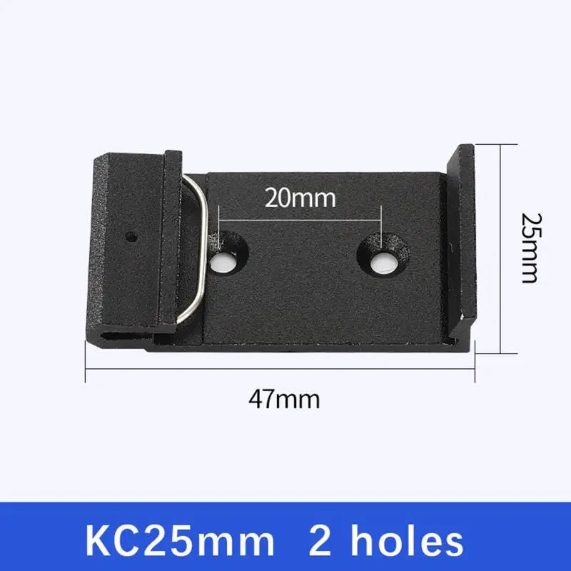 25/35/45MM Metal DIN Rail Fixed Clamp Clip Relay Mounting Buckle Simple Fixing Rack With Mounting Holes Peaceful Pleasures Health and Wellness 08