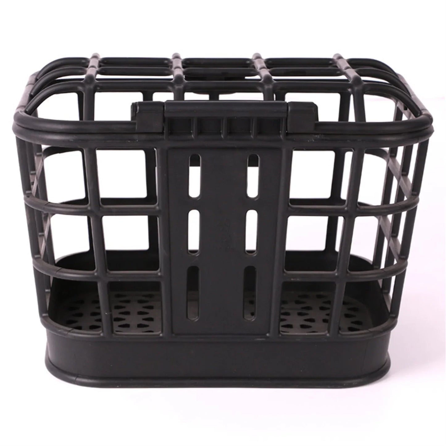 Large Capacity Anti Extrusion Black Material Detachable Bike Basket