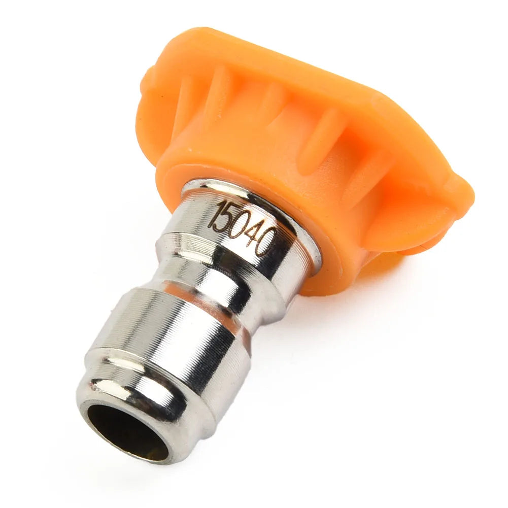 1 Quick Connect Garden Pressure Washer Spray Nozzle 0 15 25 40 Degree